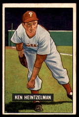 1951 Bowman #147 Ken Heintzelman Excellent+ ID: 209945 1951 Bowman #147 Ken Heintzelman Excellent+ ID: 209945