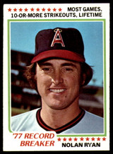 1978 Topps #   6 Nolan Ryan RB Near Mint  ID: 216684