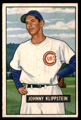 1951 Bowman #248 Johnny Klippstein Excellent+ RC Rookie 1951 Bowman #248 Johnny Klippstein Excellent+ RC Rookie