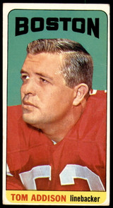 1965 Topps # 1 Tommy Addison Very Good SP ID: 222600 1965 Topps # 1 Tommy Addison Very Good SP ID: 222600