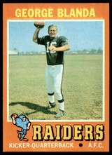 1971 Topps # 39 George Blanda Ex-Mint  ID: 225726