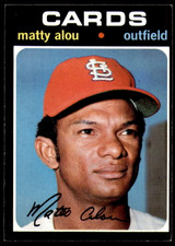 1971 Topps #720 Matty Alou Near Mint 1971 Topps #720 Matty Alou Near Mint