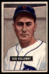 1951 Bowman #105 Don Kolloway Excellent+ 