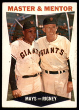 1960 Topps #7 Willie Mays/Bill Rigney Master and Mentor VG-EX  ID: 215139