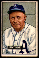 1951 Bowman #226 Jimmie Dykes MG Excellent  ID: 210024