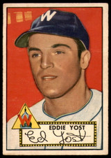 1952 Topps #123 Eddie Yost Good  ID: 249541