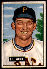 1951 Bowman #64 Bill Werle Excellent  ID: 209862