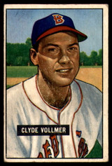 1951 Bowman #91 Clyde Vollmer Excellent  ID: 209889