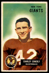 1955 Bowman #16 Charley Conerly Very Good  ID: 236066