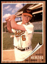 1962 Topps #513 Whitey Herzog Excellent+  ID: 250416