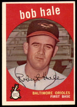1959 Topps #507 Bob Hale Excellent+  ID: 231006