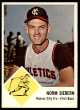1963 Fleer #17 Norm Siebern Excellent+  ID: 228258