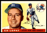 1955 Topps #109 Ed Lopat Excellent+ ID: 220088 1955 Topps #109 Ed Lopat Excellent+ ID: 220088