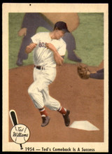 1959 Fleer Ted Williams #53 1954 - Ted's Comeback Is A Success Excellent+  ID: 235197
