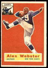 1956 Topps #5 Alex Webster Excellent+ RC Rookie 1956 Topps #5 Alex Webster Excellent+ RC Rookie