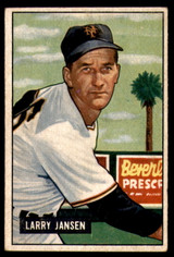 1951 Bowman #162 Larry Jansen Very Good 
