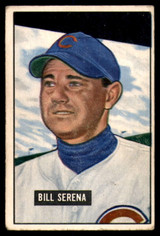 1951 Bowman #246 Bill Serena VG-EX 1951 Bowman #246 Bill Serena VG-EX