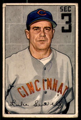 1952 Bowman #94 Luke Sewell MG Very Good 1952 Bowman #94 Luke Sewell MG Very Good