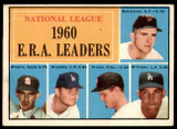 1961 Topps #45 McCormick/Broglio/Don Drysdale/Friend/Williams NL E.R.A. Leaders Near Mint  ID: 246213