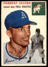 1954 Topps #129 Forrest Jacobs Excellent RC Rookie 