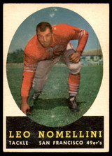 1958 Topps #89 Leo Nomellini Excellent ID: 244206 1958 Topps #89 Leo Nomellini Excellent ID: 244206
