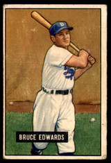 1951 Bowman #116 Bruce Edwards Very Good  ID: 209914