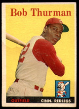 1958 Topps #34 Bob Thurman UER Excellent+ ID: 221239 1958 Topps #34 Bob Thurman UER Excellent+ ID: 221239
