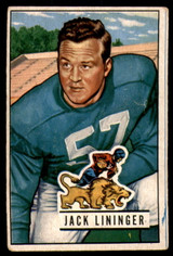 1951 Bowman #135 Jack Lininger Very Good ID: 218686 1951 Bowman #135 Jack Lininger Very Good ID: 218686