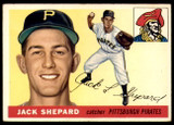 1955 Topps #73 Jack Shepard Excellent+ RC Rookie  ID: 223111