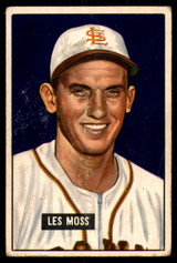 1951 Bowman #210 Les Moss Very Good  ID: 226973