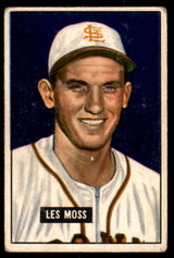 1951 Bowman #210 Les Moss Very Good  ID: 226975