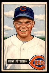 1951 Bowman #215 Kent Peterson Very Good 1951 Bowman #215 Kent Peterson Very Good