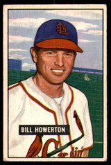 1951 Bowman #229 Bill Howerton Very Good 