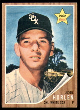 1962 Topps #479 Joe Horlen Excellent+ RC Rookie  ID: 250355