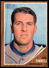 1962 Topps #304 Dick Farrell Ex-Mint ID: 227599 1962 Topps #304 Dick Farrell Ex-Mint ID: 227599