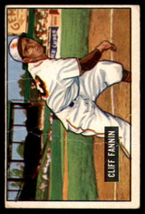 1951 Bowman #244 Cliff Fannin G-VG 