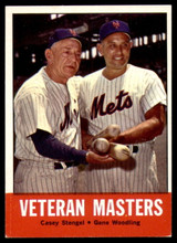 1963 Topps #43 asey Stengel/Gene Woodling Veteran Masters Ex-Mint  ID: 213835