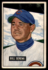 1951 Bowman #246 Bill Serena G-VG 1951 Bowman #246 Bill Serena G-VG