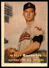 1957 Topps #13 Wally Burnette Excellent+ RC Rookie  ID: 211039