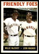 1964 Topps # 41 Willie McCovey/Leon Wagner Friendly Foes Ex-Mint 
