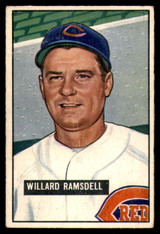 1951 Bowman #251 Willard Ramsdell G-VG RC Rookie ID: 227188 1951 Bowman #251 Willard Ramsdell G-VG RC Rookie ID: 227188
