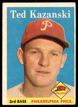 1958 Topps #36 Ted Kazanski Excellent  ID: 238981