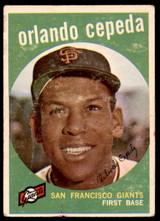 1959 Topps #390 Orlando Cepeda G-VG 