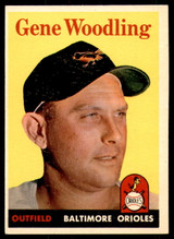 1958 Topps #398 Gene Woodling Excellent+  ID: 239291