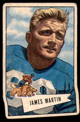 1952 Bowman Small #52 Jim Martin Good 1952 Bowman Small #52 Jim Martin Good