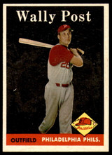 1958 Topps #387 Wally Post Excellent+  ID: 221662