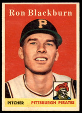1958 Topps #459 Ron Blackburn Ex-Mint RC Rookie ID: 239352 1958 Topps #459 Ron Blackburn Ex-Mint RC Rookie ID: 239352