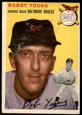 1954 Topps #8 Bobby Young Very Good  ID: 249603