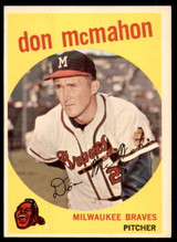 1959 Topps #3 Don McMahon Excellent+ ID: 229639 1959 Topps #3 Don McMahon Excellent+ ID: 229639