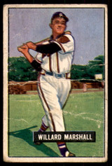 1951 Bowman #98 Willard Marshall G-VG 